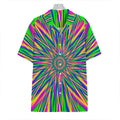 Vibrant Psychedelic Optical Illusion Hawaiian Shirt