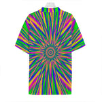 Vibrant Psychedelic Optical Illusion Hawaiian Shirt