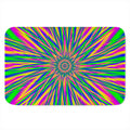 Vibrant Psychedelic Optical Illusion Indoor Door Mat