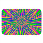 Vibrant Psychedelic Optical Illusion Indoor Door Mat