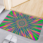 Vibrant Psychedelic Optical Illusion Indoor Door Mat
