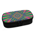 Vibrant Psychedelic Optical Illusion Insulin Cooler Travel Case