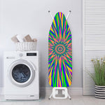 Vibrant Psychedelic Optical Illusion Ironing Board Cover