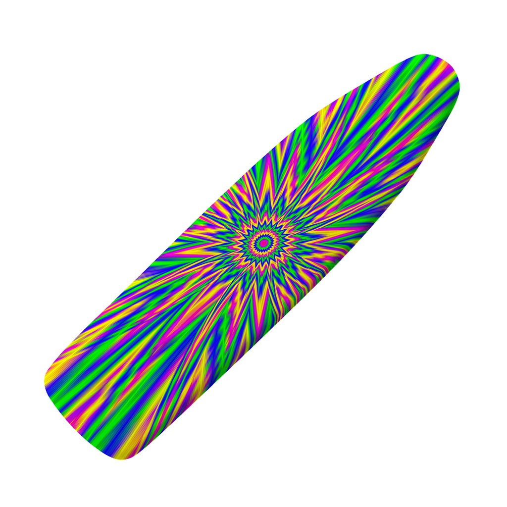 Vibrant Psychedelic Optical Illusion Ironing Board Cover