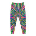 Vibrant Psychedelic Optical Illusion Jogger Pants