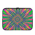 Vibrant Psychedelic Optical Illusion Laptop Sleeve