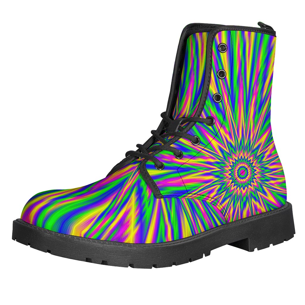 Vibrant Psychedelic Optical Illusion Backpack