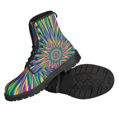 Vibrant Psychedelic Optical Illusion Backpack