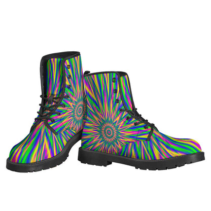 Vibrant Psychedelic Optical Illusion Backpack