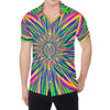 Vibrant Psychedelic Optical Illusion Men's Shirt