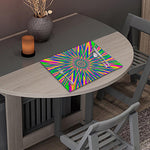 Vibrant Psychedelic Optical Illusion Placemat