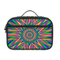 Vibrant Psychedelic Optical Illusion Portable Lunch Bag