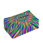 Vibrant Psychedelic Optical Illusion Rectangle Tissue Box Cover