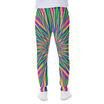 Vibrant Psychedelic Optical Illusion Scuba Joggers