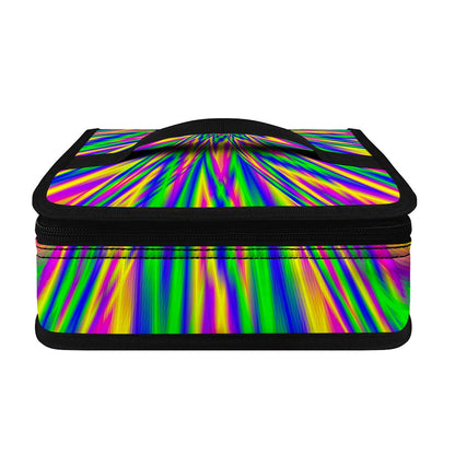 Vibrant Psychedelic Optical Illusion Small Lunch Bag