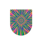 Vibrant Psychedelic Optical Illusion Toilet Lid Cover