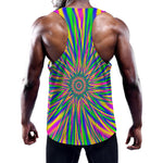 Vibrant Psychedelic Optical Illusion Training Tank Top