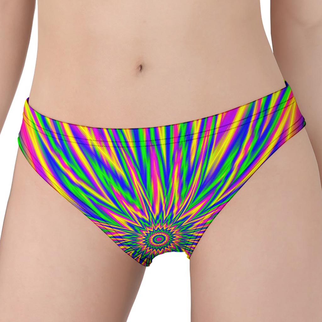 Vibrant Psychedelic Optical Illusion Women's Panties