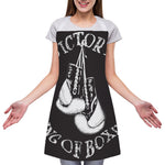Victory King Of Boxing Print Adjustable Apron
