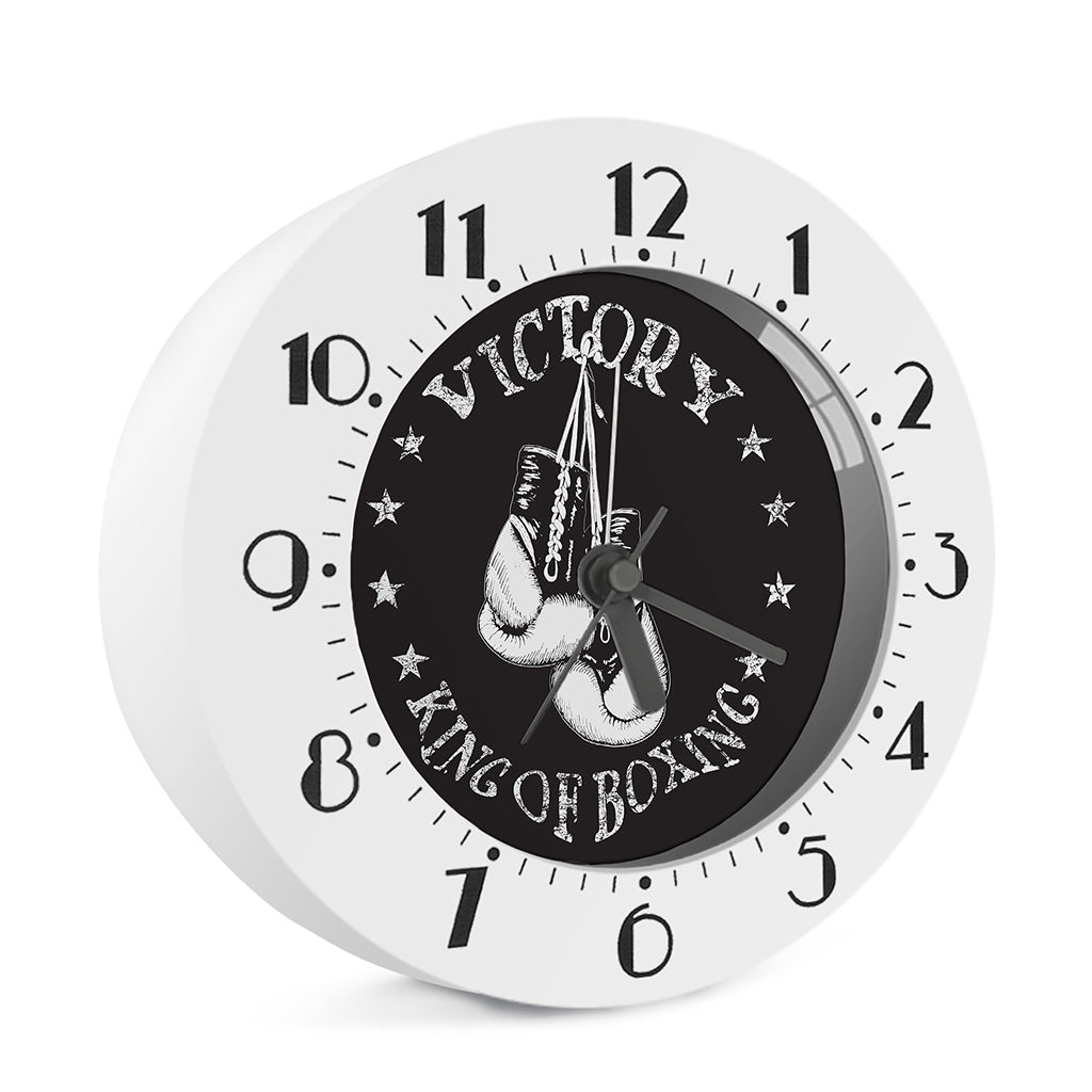 Victory King Of Boxing Print Alarm Clock