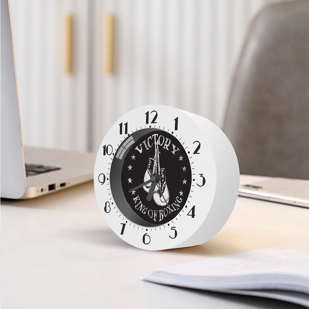 Victory King Of Boxing Print Alarm Clock
