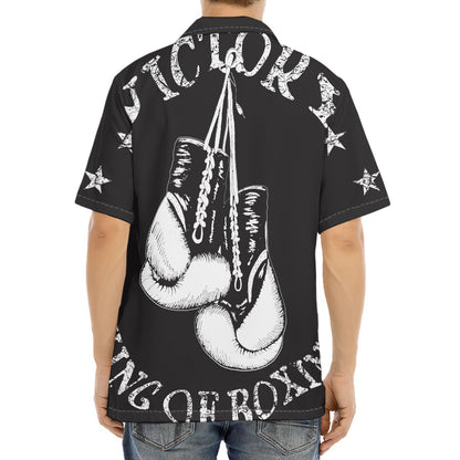 Victory King Of Boxing Print Aloha Shirt