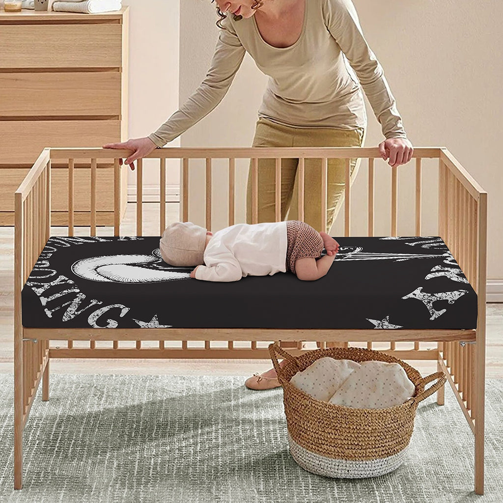 Victory King Of Boxing Print Baby Crib Sheet