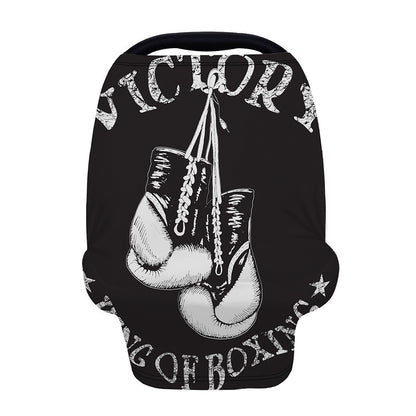 Victory King Of Boxing Print Baby Seat Cover