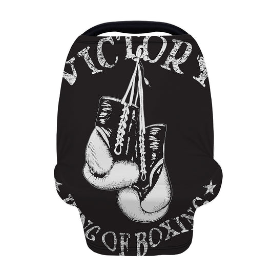 Victory King Of Boxing Print Baby Seat Cover