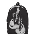 Victory King Of Boxing Print School Backpack