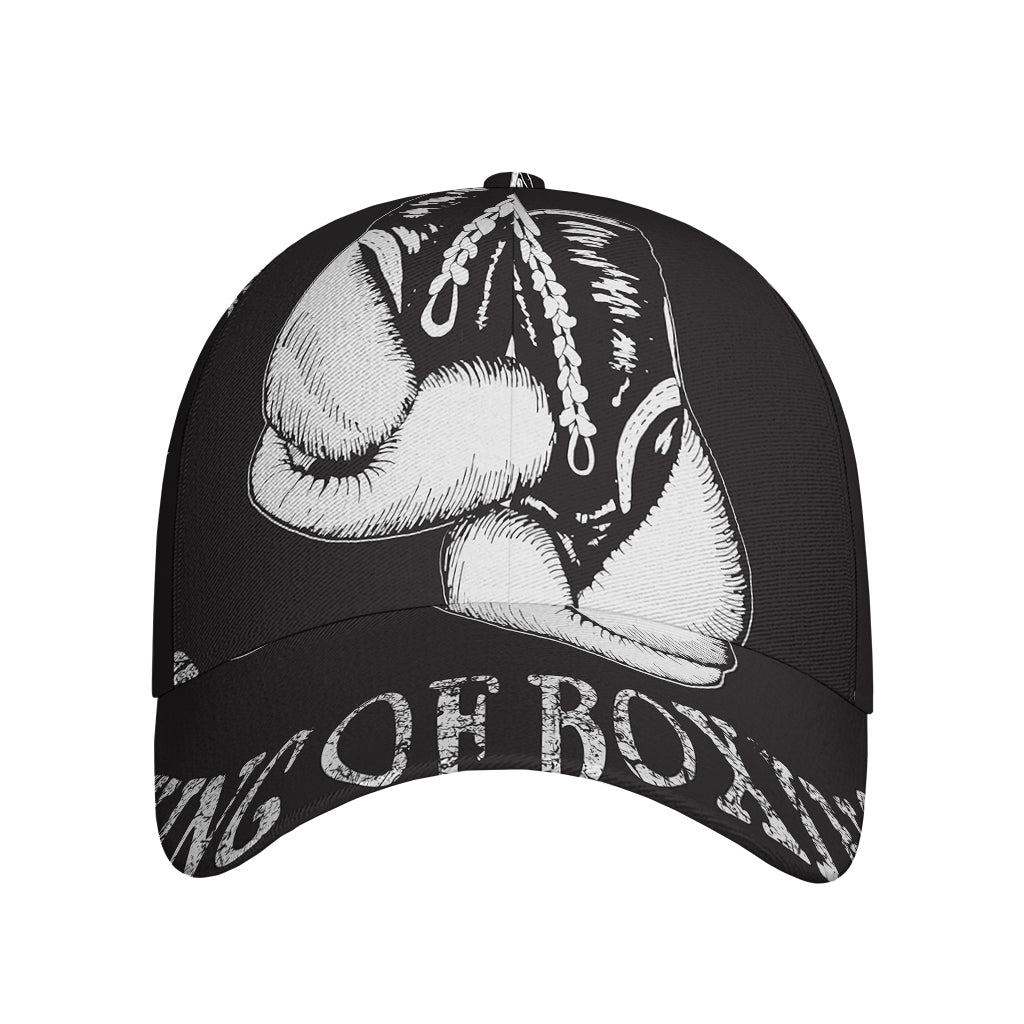 Victory King Of Boxing Print Baseball Cap