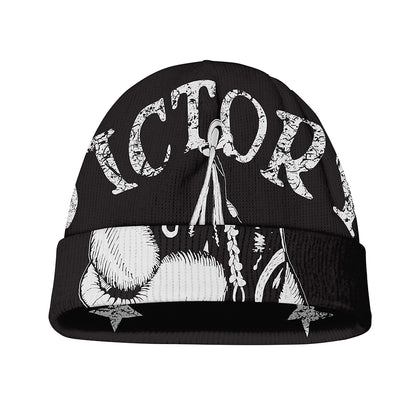Victory King Of Boxing Print Beanie