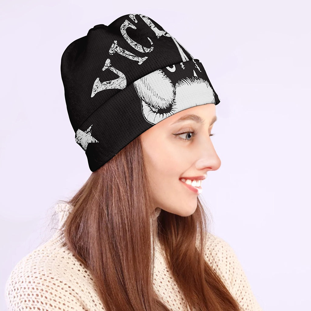 Victory King Of Boxing Print Beanie