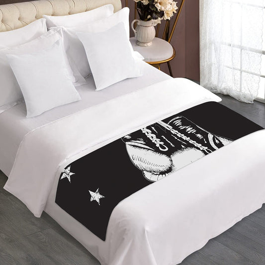 Victory King Of Boxing Print Bed Runner