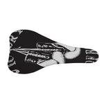 Victory King Of Boxing Print Bicycle Seat Cover