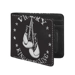 Victory King Of Boxing Print Bifold Wallet
