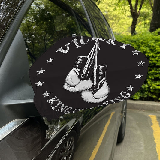 Victory King Of Boxing Print Car Side Mirror Covers