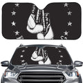 Victory King Of Boxing Print Car Windshield Sun Shade