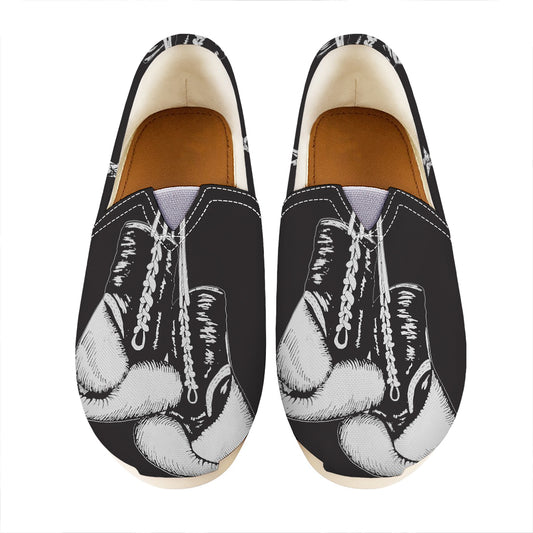 Victory King Of Boxing Print Casual Shoes