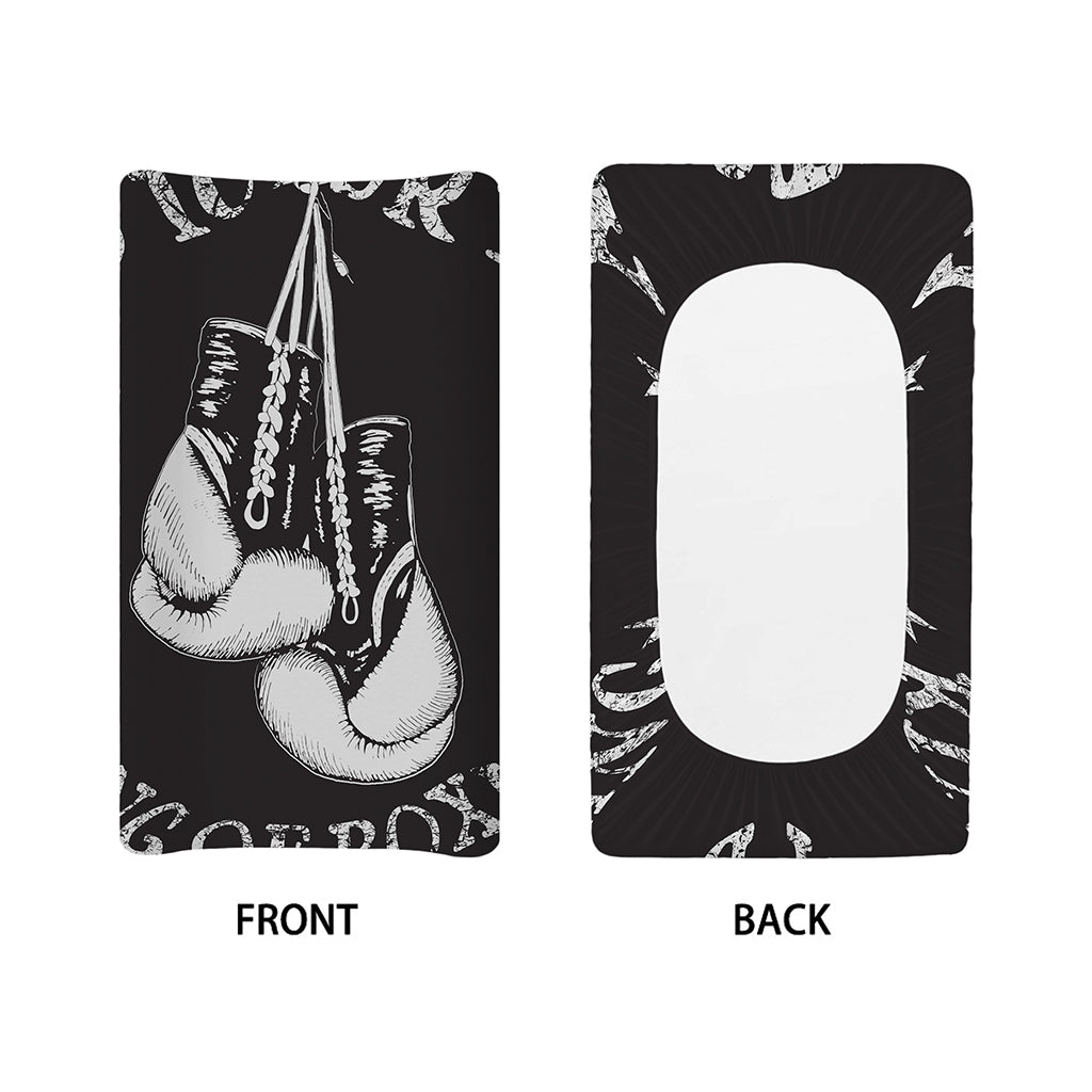 Victory King Of Boxing Print Changing Pad Cover
