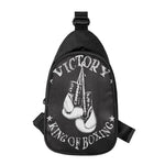 Victory King Of Boxing Print Chest Bag