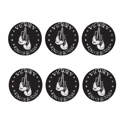 Victory King Of Boxing Print Coaster Set