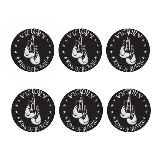 Victory King Of Boxing Print Coaster Set