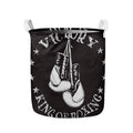 Victory King Of Boxing Print Collapsible Laundry Basket