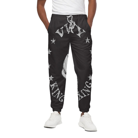 Victory King Of Boxing Print Cotton Pants