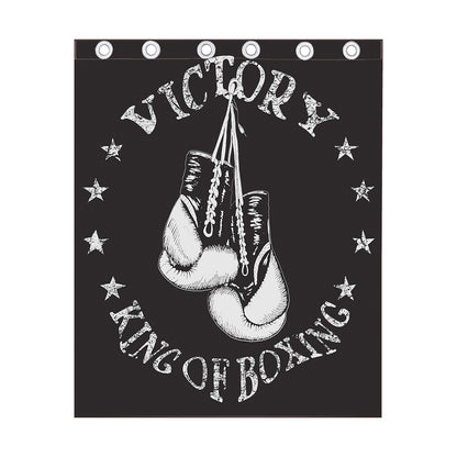 Victory King Of Boxing Print Curtain