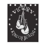 Victory King Of Boxing Print Curtain