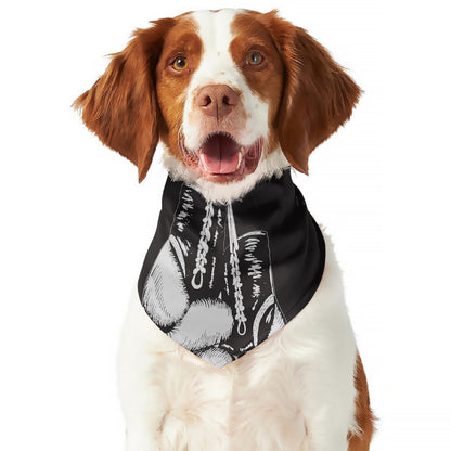 Victory King Of Boxing Print Dog Bandana
