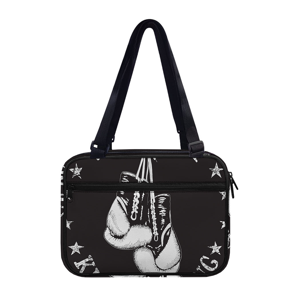 Victory King Of Boxing Print Double Strap Bible Bag