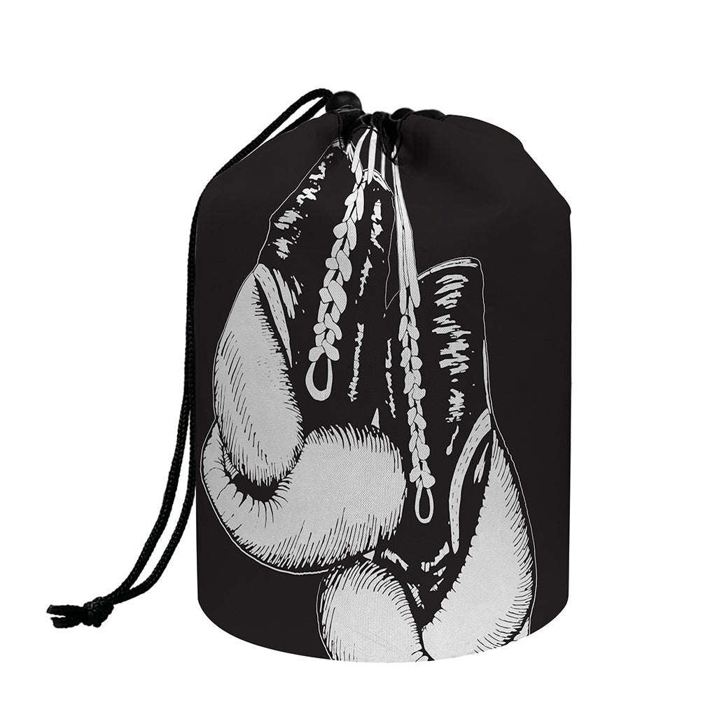Victory King Of Boxing Print Drawstring Makeup Bag
